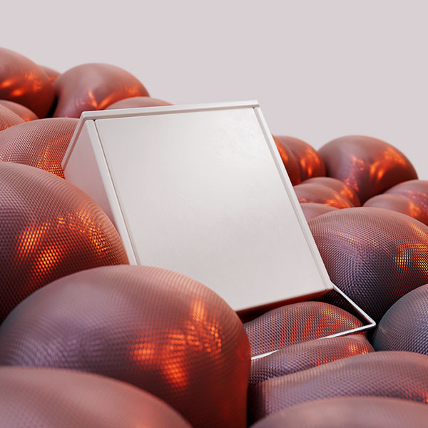 Leeres Buch auf strukturiertem Hintergrund.